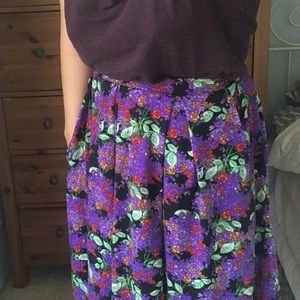 LulaRoe Floral Madison Skirt